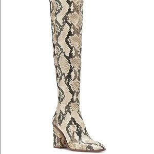 VINCE CAMUTO Dreven Over-The-Knee Block Heel Boots